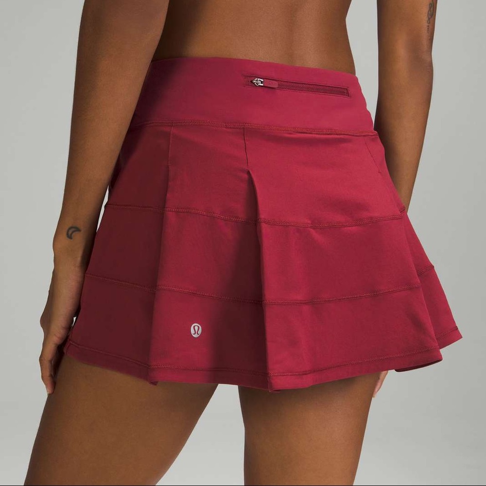 NWT Lululemon Pace Rival Skirt Mulled Wine 12”